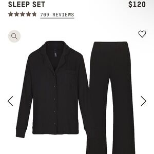 brand new skims pajama set